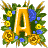Fleurs 9 alphabets