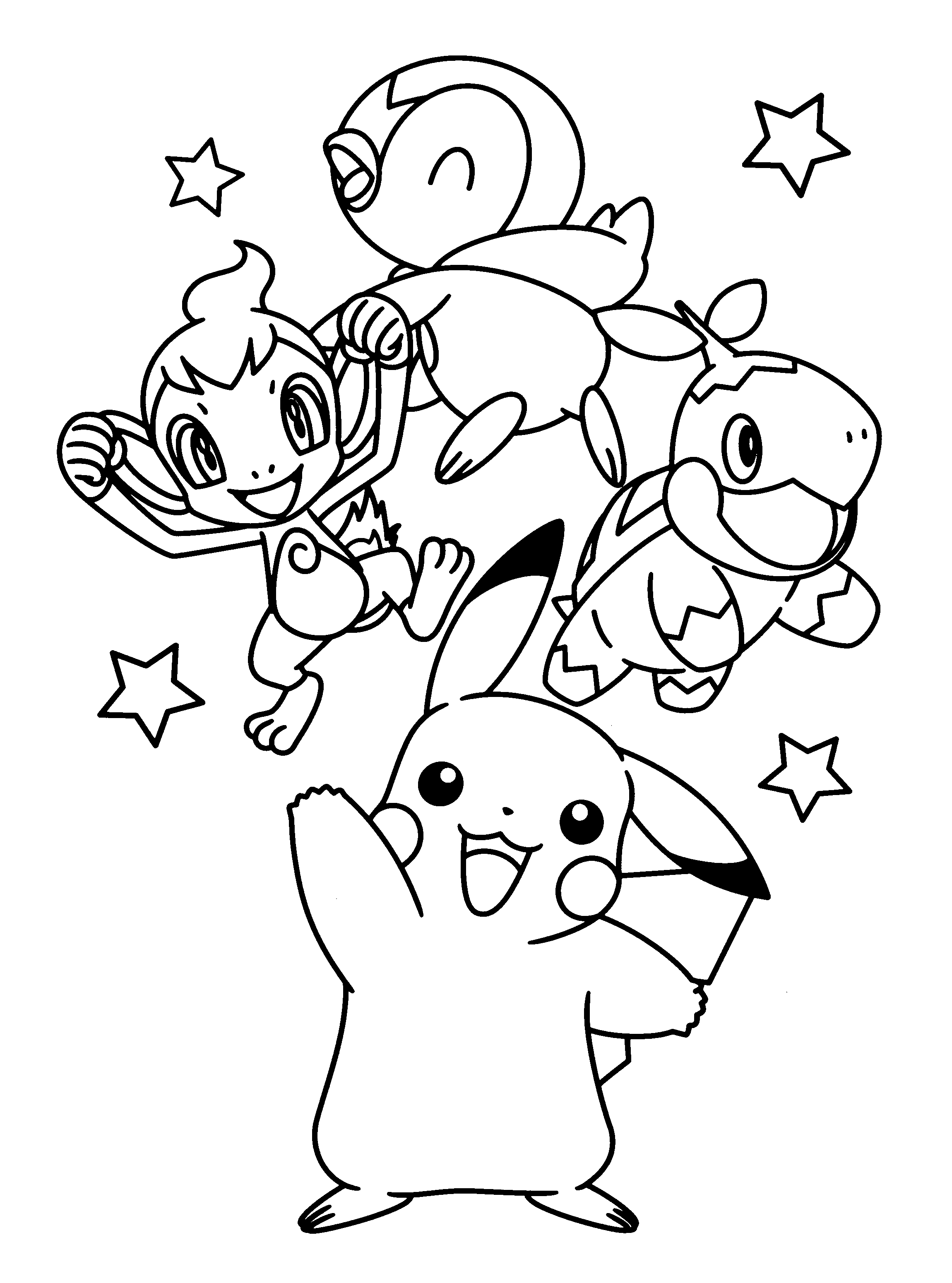 coloring pages pokemon piplup - photo #21