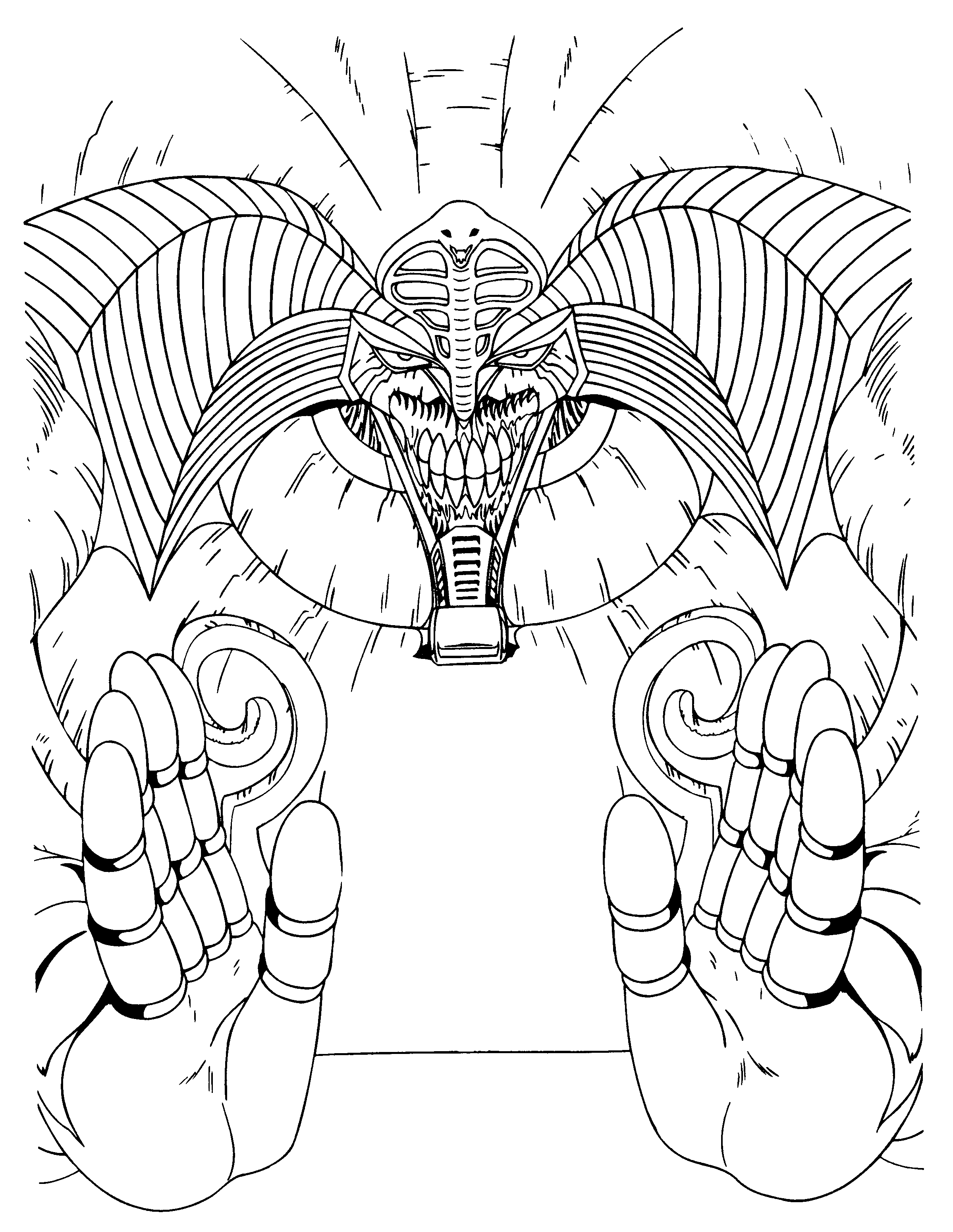 Yu Gi Oh Exodia Coloring Pages Coloring Pages 