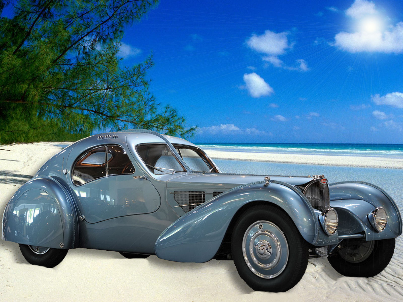 Bugatti 57sc atlantic 1936 fonds ecran