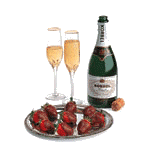 Champagne aliments et boissons