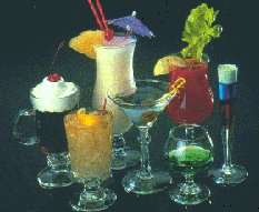 Cocktails aliments et boissons