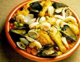 Paella aliments et boissons
