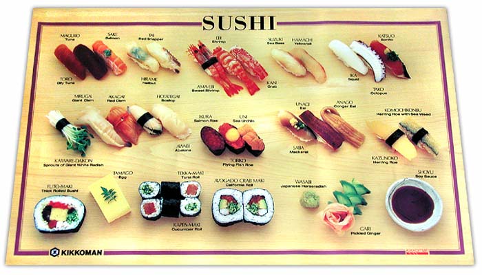 Sushi aliments et boissons