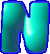 Ampoule bleue alphabets