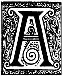 Ancien decore alphabets
