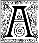 Ancien decore alphabets