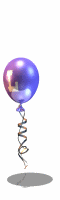 Ballon violet alphabets