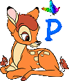 Bambi alphabets