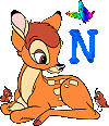 Bambi alphabets