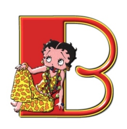 Betty boop 3 alphabets