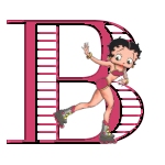 Betty boop 4 alphabets