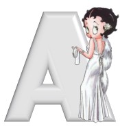 Betty boop 5 alphabets