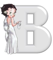 Betty boop 5 alphabets