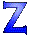 Bleu 14 alphabets