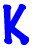Bleu 17 alphabets