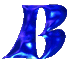Bleu fonce alphabets