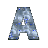 Bleu gris alphabets