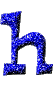 Blue horse alphabets