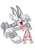 Bugs bunny alphabets