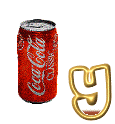 Coca cola alphabets