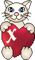 Coeur avec chat