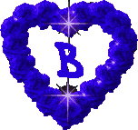 Coeur bleu 2 alphabets