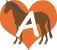 Coeur orange alphabets