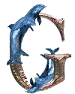 Dolphin 2 transparent alphabets