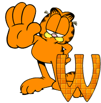 Garfield 3 alphabets