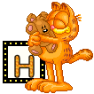 Garfield 4 alphabets