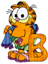 Garfield 5 alphabets