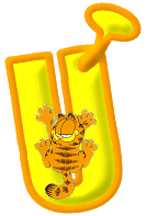 Garfield 6 alphabets