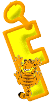 Garfield 6 alphabets