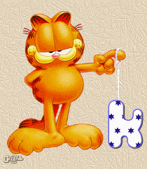 Garfield 7 alphabets