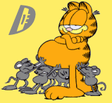Garfield 8 alphabets