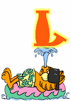 Garfield eau alphabets