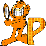 Garfield vain alphabets