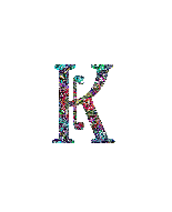 Glitter multiples alphabets