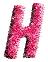 Glitter rose 2 alphabets