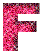 Glitter rose 2 alphabets