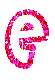 Glitter rose 4 alphabets
