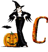 Halloween 12 alphabets
