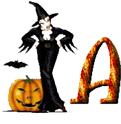 Halloween 12 alphabets