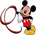 Mickey mouse 3 alphabets