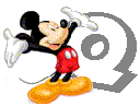 Mickey mouse transparent alphabets