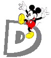 Mickey mouse alphabets