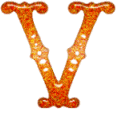 Orange 5 alphabets