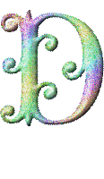 Paillettes arc en 2 alphabets