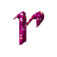Purple glitter 2 alphabets